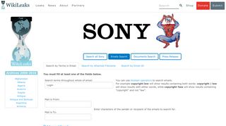 Submit documents to WikiLeaks - WikiLeaks - Sony Archives