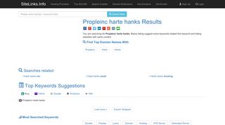 Propleinc harte hanks Results For Websites Listing - SiteLinks.Info