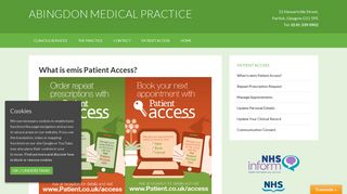 What is emis Patient Access? - Abingdon Medical Practice