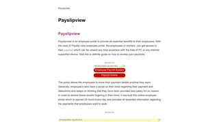 Payslipview - Payslipview