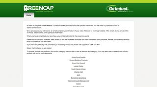 Greencap: Go Induct Online Induction