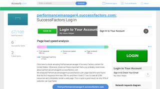 Access performancemanager4.successfactors.com. SuccessFactors ...