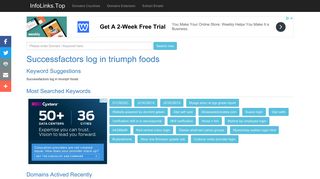 Successfactors log in triumph foods Search - InfoLinks.Top