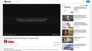 Getting Started with the new HR System - Empower by ECI - YouTube