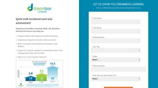 Request A Demo - DreamBox Learning