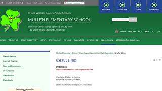 Useful Links - Mullen Elementary School
