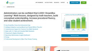 DreamBox Learning for School and District Administrators