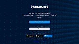 Listen Live - SiriusXM Streaming: Music, Sports, News, & Talk Radio
