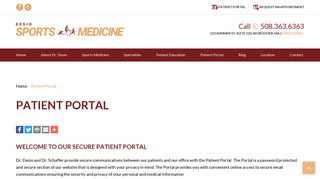Desio Sports Medicine | Patient Portal