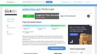 Access portal.arise.com. Portal Login