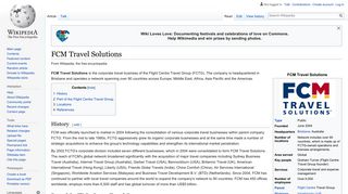 FCM Travel Solutions - Wikipedia