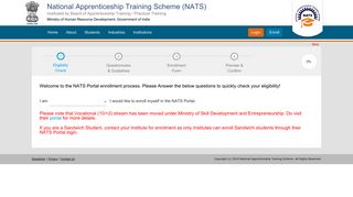Enroll - National Apprenticeship Training Scheme (NATS)