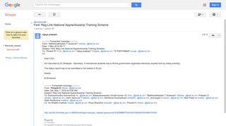 Fwd: Reg Link National Apprenticeship Training Scheme - Google ...