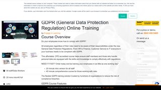General Data Protection Regulation Online ... - Engage in Learning