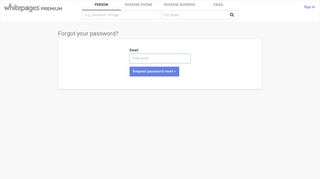 Recover Lost Password | Whitepages Premium