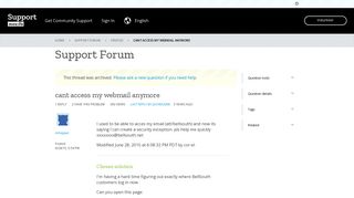 cant access my webmail anymore | Firefox Support Forum | Mozilla ...