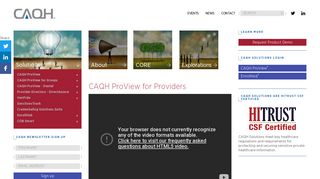 Solutions | CAQH ProView for Providers | CAQH