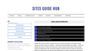 www.Publix.org - Publix Login for Employees - Sites Guide Hub