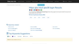 Https qbo intuit qbo36 login Results For Websites Listing