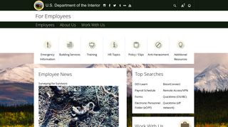 For Employees | US Department of the Interior - DOI.gov