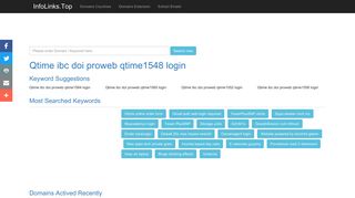 Qtime ibc doi proweb qtime1548 login Search - InfoLinks.Top