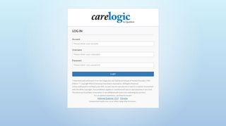System Login for Qualifacts Systems Inc - Carelogic