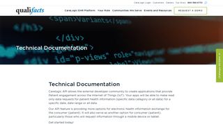Technical Documentation - Qualifacts