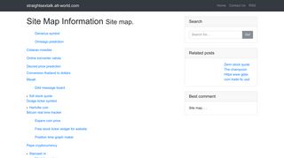Site Map Information- Sitemap 2 - Straight Sex Talk