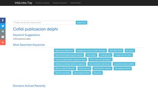 Cofidi publicacion delphi Search - InfoLinks.Top