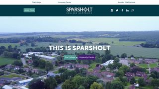 Welcome to Sparsholt College and University Centre - Sparsholt ...