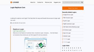 Login Replicon Com