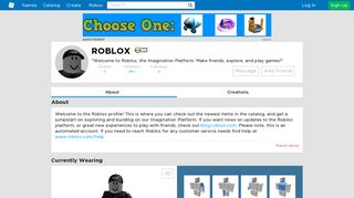 Profile - Roblox