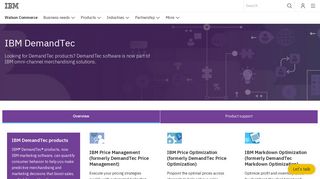 DemandTec | IBM
