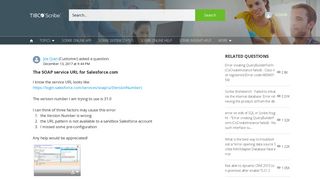 The SOAP service URL for Salesforce.com - Scribe Success Community