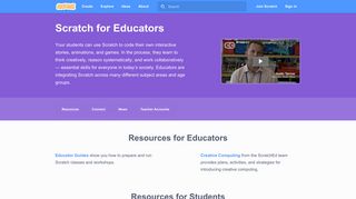 Educators - Scratch - MIT