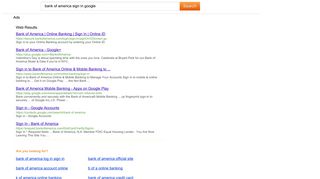 Search results for bank of america sign in google -