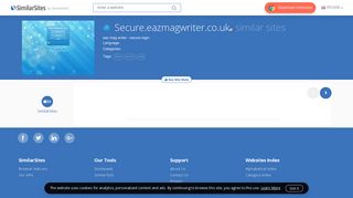 17 Similar Sites Like Secure.eazmagwriter.co.uk - SimilarSites.com