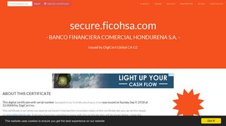 secure.ficohsa.com by Banco Financiera Comercial Hondurena S.A. ...