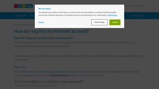 How to log into your Nominet account | 123 Reg Support