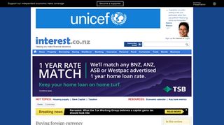 Buying foreign currency | interest.co.nz