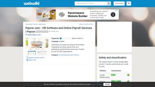 Paycor.com - Customer Reviews - Webwiki