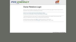 PDS Energy - BHP Billiton Owner Relations