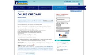 Online Check-In - Royal Caribbean