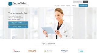 SecureVideo: HIPAA-Compliant Videoconferencing