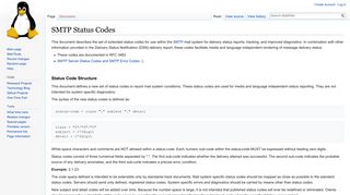 SMTP Status Codes - MattWiki - Matt Rude's Wiki