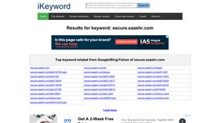 secure.saashr.com - Secure Saashr (Secure.saashr.com) - Login ...