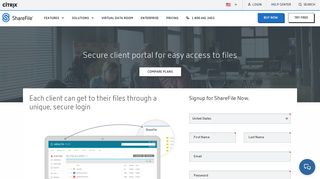 Secure Client Portal Software - Citrix ShareFile