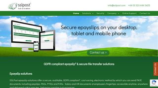 Epayslip Solutions - Secure electronic payslip solutions SSLPost