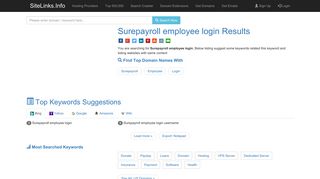 Surepayroll employee login Results For Websites Listing - SiteLinks.Info