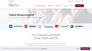 PSI | Talent Measurement - PSI Services LLC